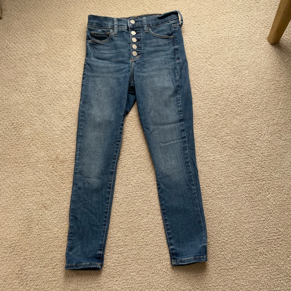 Gap button fly jeans size 0/25 Petite
